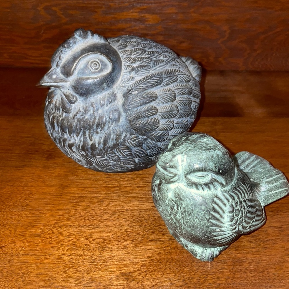 Pier 1 decorative chunky bird set